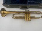 Lyle Brass Trumpet With Holton Mouth Piece And Carrying Case Vintage Needs Work