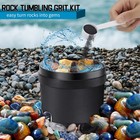 Wkturn Rock Tumbler Grit Set - 4 Step Tumbling Media  coarse  Medium Grit    