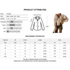 Women Frilled V Neck Shirt Blouse Ladies Work Ol Long Sleeve Casual Ruffle Tops