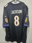 Nike Lamar Jackson  8 Baltimore Ravens Men s Game On Field Jersey Black Size 2xl