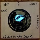 Unc 2017 Canada Toonie 2 Dollars Glow In The Dark Dance Of Spirits Colour Coin I