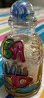 Aruba  Souvenir Sand Bottle Handmade Glass Miniature Colorful Decor With Sand