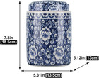 Chinese Traditional Antique Style Blue And White Porcelain Ginger Jar Ceramic Co