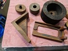 Lot Of Vintage Industrial Wood Foundry Molds From Mummert Dixon Co  Hanover  Pa 