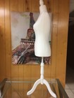 Female Mannequin Torso Dress Form Display   Tripod Stand Half-length Lady Model