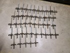 Lot Of 45 Vintage Architectural Salvage Cast Iron Snow Birds Roof Guards Bb