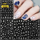 Christmas Nail Art Stickers Decals  3d Self-adhesive Pegatinas U  as Navidad Wint