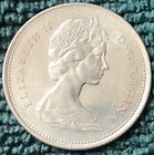 1965 Canada Silver 25 Cents Quarter - High Grade Xf - Elizabeth Ii Caribou