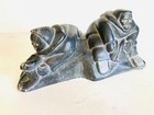 Vintage Inuit Soapstone Seal Carving  Handmade Sculpture Artist Daniel Kanajuk