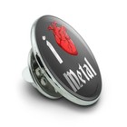 I Heart Metal Love Funny Humor Metal 0 75  Lapel Hat Pin Tie Tack Pinback