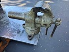 Rare Antique Vintage 1920s Fulton Drop Forge Co  Dropfo 4  Swivel Bench Vise