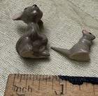 Vintage Hagen Renaker Set Of 2 Miniature Mice Figurines