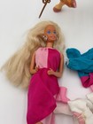 1987 Barbie Blinking Beauty Horse With Barbie Doll   Accessories