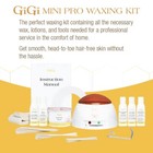 Gigi Mini Pro Kit For Women  Hair Removal Wax Kit For Face   Body 0410