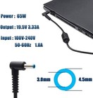 65w Ac Adapter Laptop Charger For Hp Pavilion 15 17 Notebook Power Supply Cord