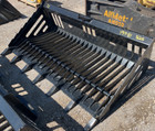 72  Heavy Duty Rock Skeleton Bucket With Teeth Attachment Fits Skid Steer Loader