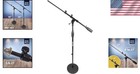 Professional Mic Stand For Home And Studio     Telescopic Boom   Cable Management