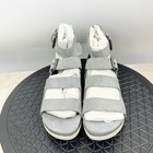 Eileen Fisher Sandals Women Size 9 Shoes Gray Suede Gladiator Strappy Sneaker