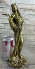 Goddess Of Money Luck Statue Sculpture Figure Bronze Finish Cold Cast Art Decor