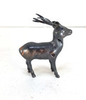 Vintage Bronze Deer Statue