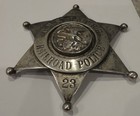 Vintage Rare Obsolete C m  St  P    P r r  Railroad Police Badge No 23