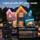 50ft Permanent Outdoor Lights 30 Leds Rgb Led Eave Light With App Remote Control
