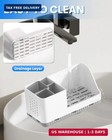 Toothbrush Holders For Bathroom Counter - Detachable Bathroom Organizer And Stor