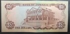 1989 Jamaica 5 Dollars P70c  Ay007417 