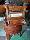 Antique Washing Machine Anchor Brand Wringer Mfg Date On Label 1899