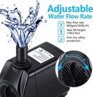 Submersible Water Pump 800gph Fountain Aquarium Pond Hydroponics Adjustable