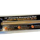 Smith s Oval Diamond Sharpening Steel 10  Rod 3001 New Sealed