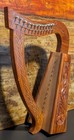 Royal Wooden Celtic Irish Harp - 12 Strings - W  Padded Case And Extra Strings