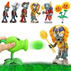Game Plants Vs Zombies Action Figure Pvz Pea Toy Shooter   Zombie Doll Set  Kids
