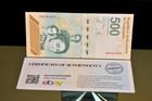 X30 Venezuela 500 Digitales  New Notes Unc 500   million Bol  vares     Coa Included