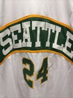 Spencer Haywood Signed Seattle Supersonics Jersey Inscribed  hof 15   jsa Coa 