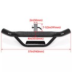 37  X 4  Trailer Tow Hitch Step Bar Rear Bumper Guard For 2  Receiver Universal