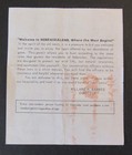1975 Nebraska Upland Game Bird Stamp On Non-resident Hunting License