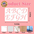 Stencil Letters For Painting  1 2  3 4  1  2 Inch Letter Stencils  Small Plastic