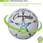 Champion Sports Viper Soccer Ball     Sizes 3  4  5     Soft Touch Tpu Cover  Durabl