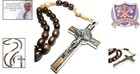Authentic Italian Rosary Necklace Blessed By Pope - 21 5  With Proof Of Blessing