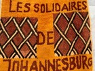 Vintage African Kuba Showa Bark Cloth Handstitched Raffia Textile 2x2 Ft