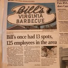 Bill s Barbecue  Richmond  Va   Token coin  Indian Pig Wooden Nickel