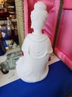 Vintage Gaunyin Gwaneum Kannon Buddhist Porcelain Statue     H   11   In  