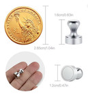 10pcs Neodymium Magnetic Pins Super Strong Cone Magnets For Fridge   Board - New