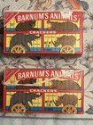 Vintage 1972 Nabisco Animal Cracker Cookies Box Lot Of 2