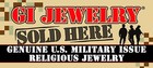 Genuine Gi Jewelry 23 Karat  Us Military Pendant Cross Necklace