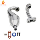 Aluminum Exhaust Pipe Kit In Us For 1 5 Hpi Rv Km Baja 5b Ss 5t 5sc Truck Rc Car