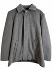 Alpine Swiss Men   s Wool Blend Coat Gray Size Small S Lined Snap Front Jacket