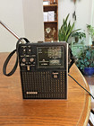 Vtg 1970s Sony Ic fet Fm am 4 Band Receiver  Icf-550m With Strap  as Is  Working