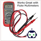 1 Pair Multimeter Voltmeter Test Probe Leads With Banana Plug Connectors 1000v